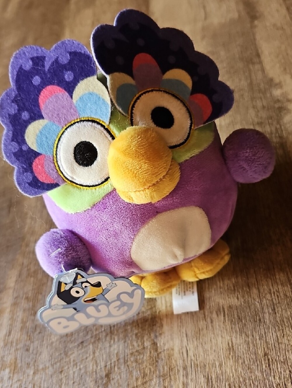 Bluey Friends Chattermax 6.5" Plush Stuffed Toy Owl Bird NWT